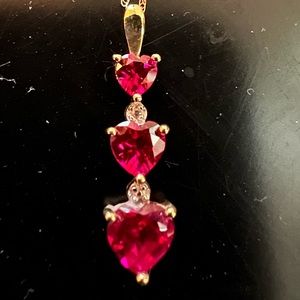 14kt gold Heart pendant